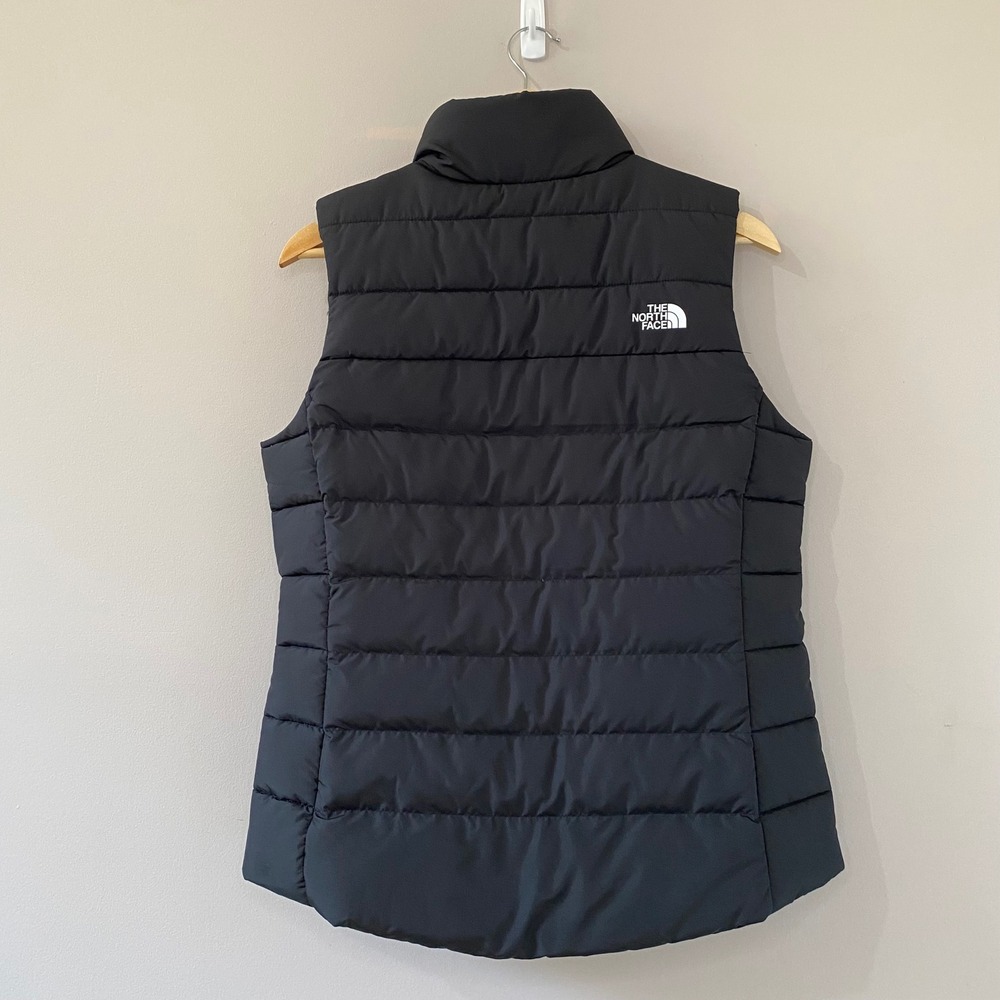 The North Face NWOT Womens Black Aconcagua 3 Puffer Vest Size M NF0A84JP Zip Up - Picture 2 of 5